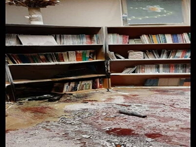 خرابکاران دفتر بسیج دانشگاه تهران شمال را به آتش کشیدند.